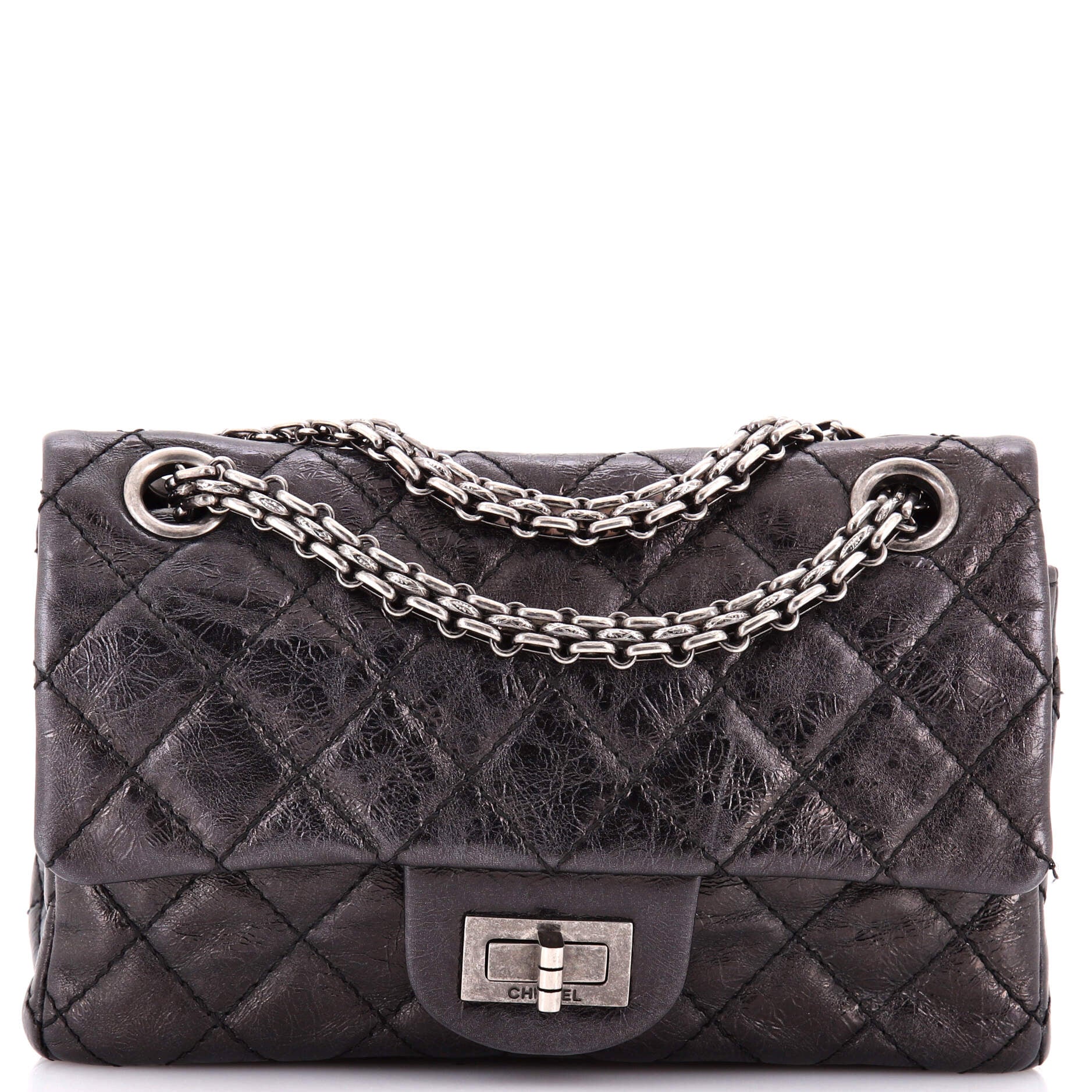 Reissue 2.55 Flap Bag Quilted Aged Calfskin Mini