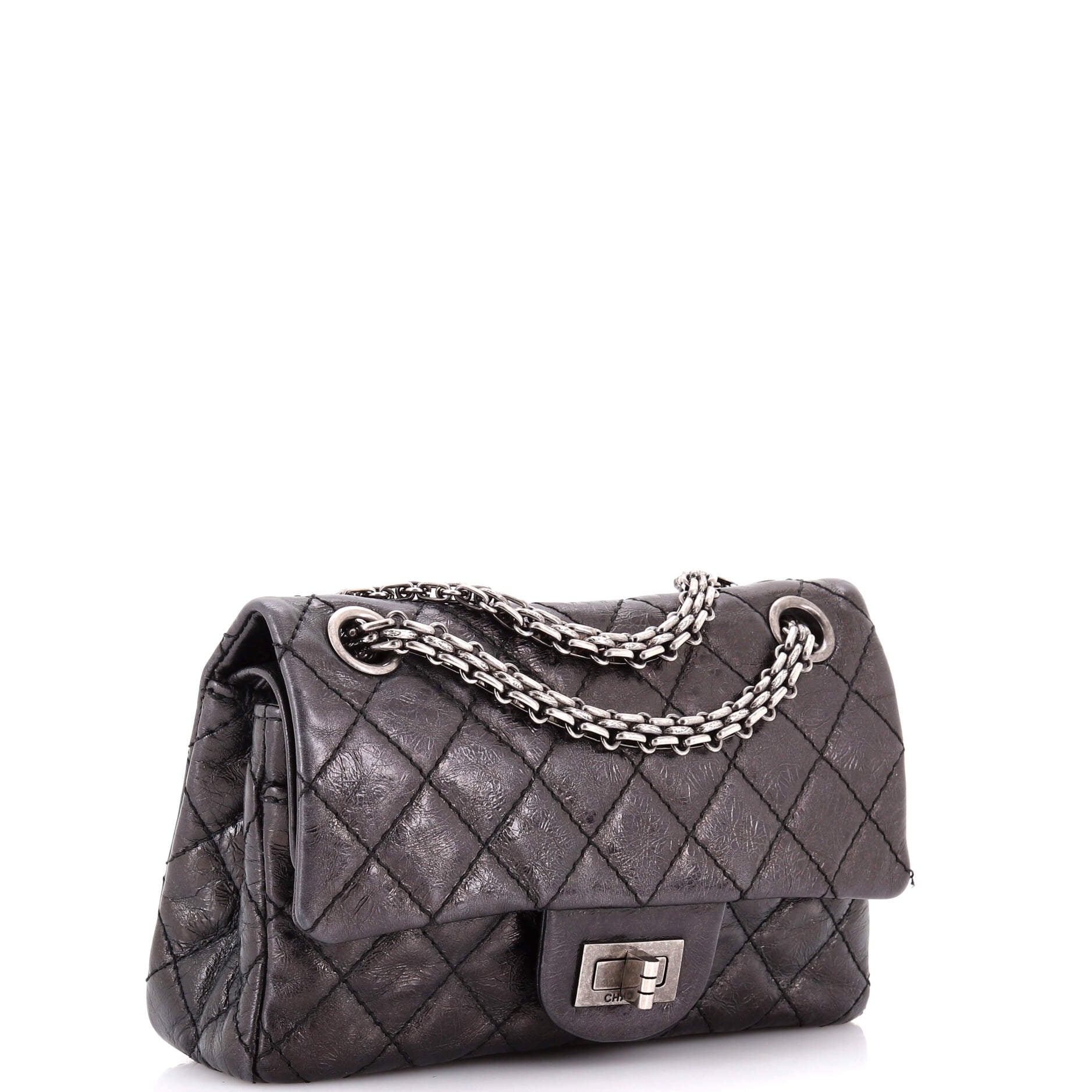 Reissue 2.55 Flap Bag Quilted Aged Calfskin Mini