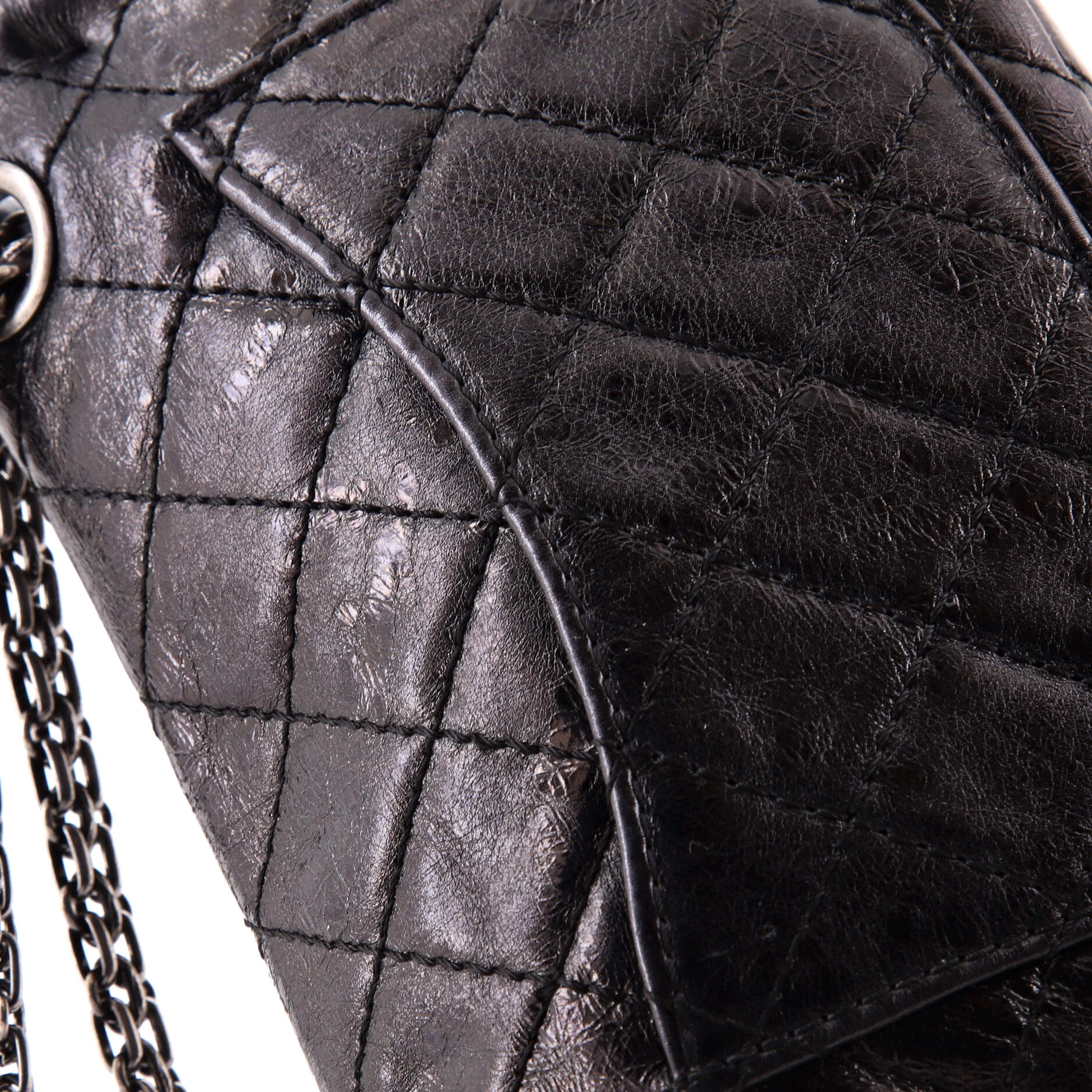 Reissue 2.55 Flap Bag Quilted Aged Calfskin Mini