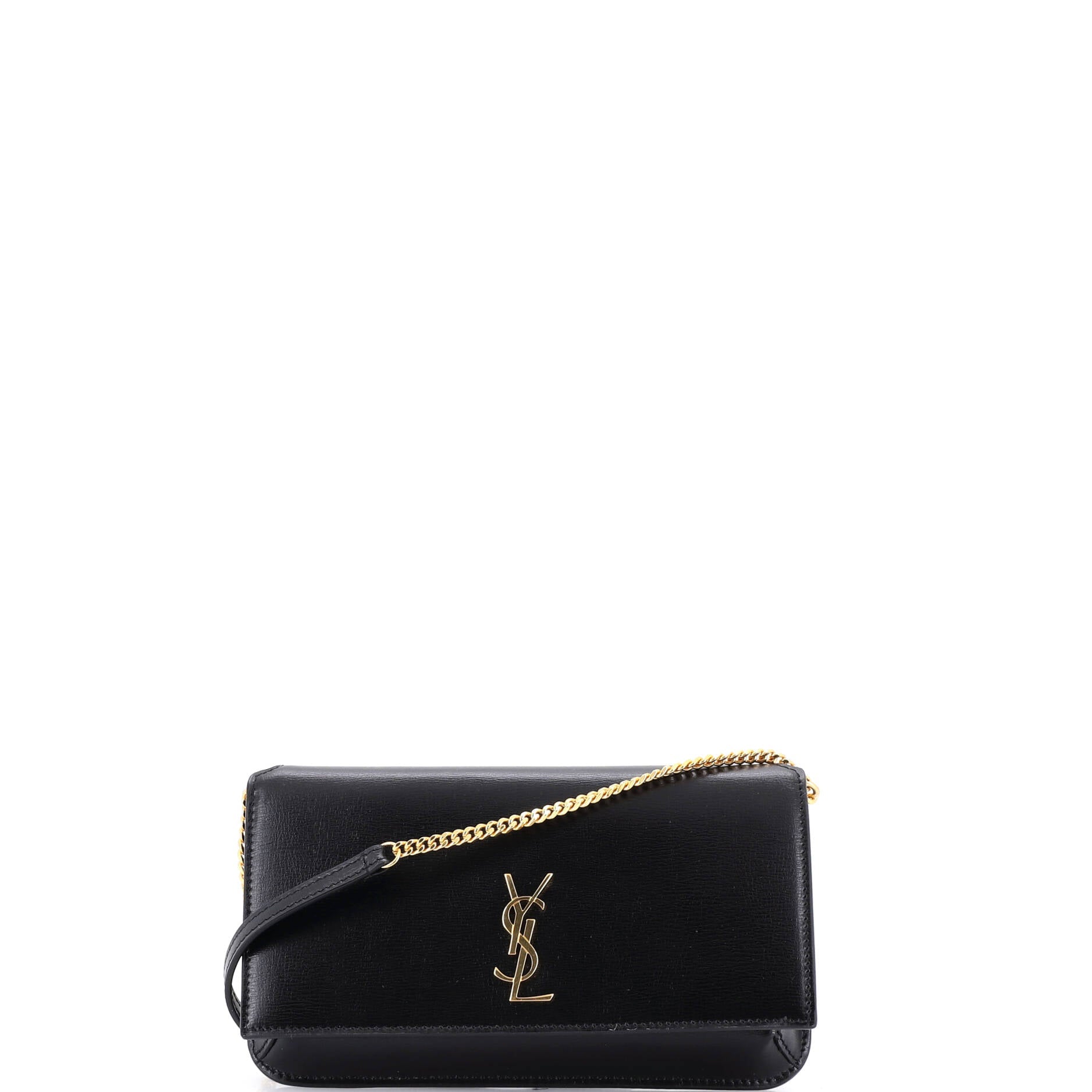 Classic Monogram Phone Holder Shoulder Bag Leather