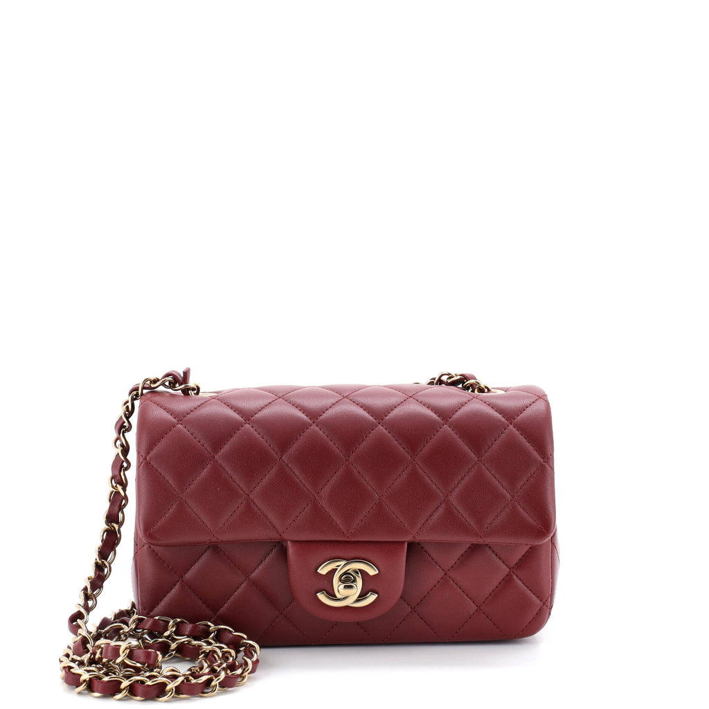 Classic Single Flap Bag Quilted Lambskin Mini
