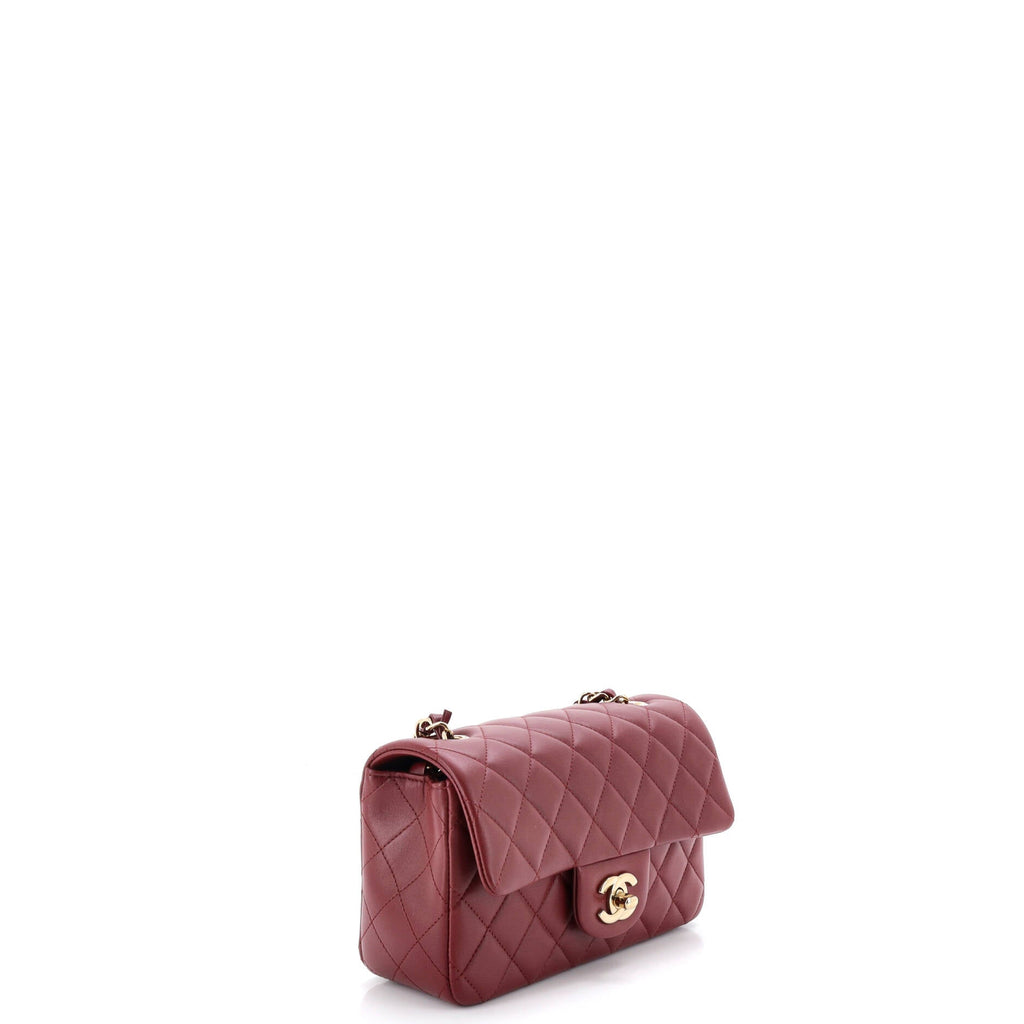 Classic Single Flap Bag Quilted Lambskin Mini