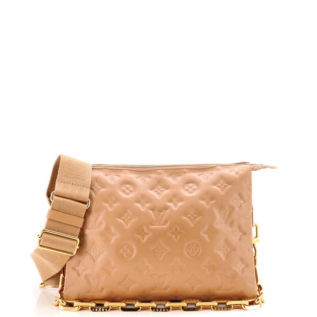 Coussin Bag Monogram Embossed Lambskin PM