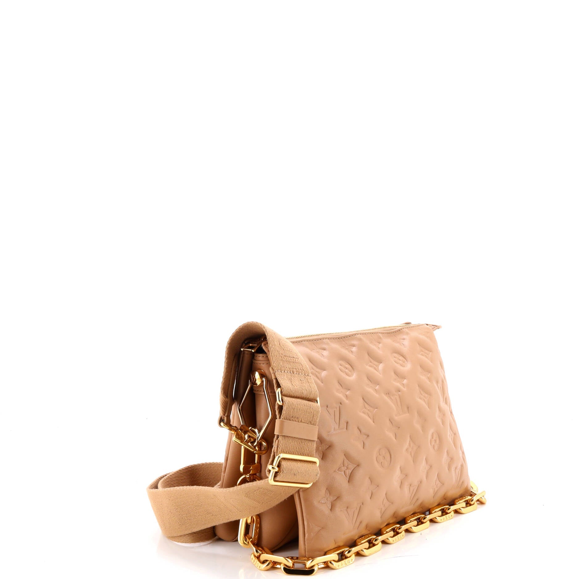 Coussin Bag Monogram Embossed Lambskin PM