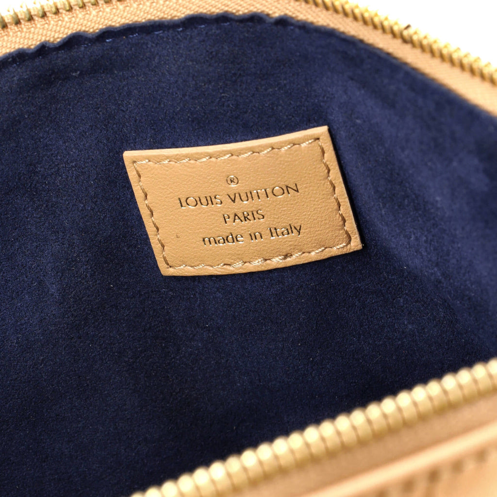 Coussin Bag Monogram Embossed Lambskin PM