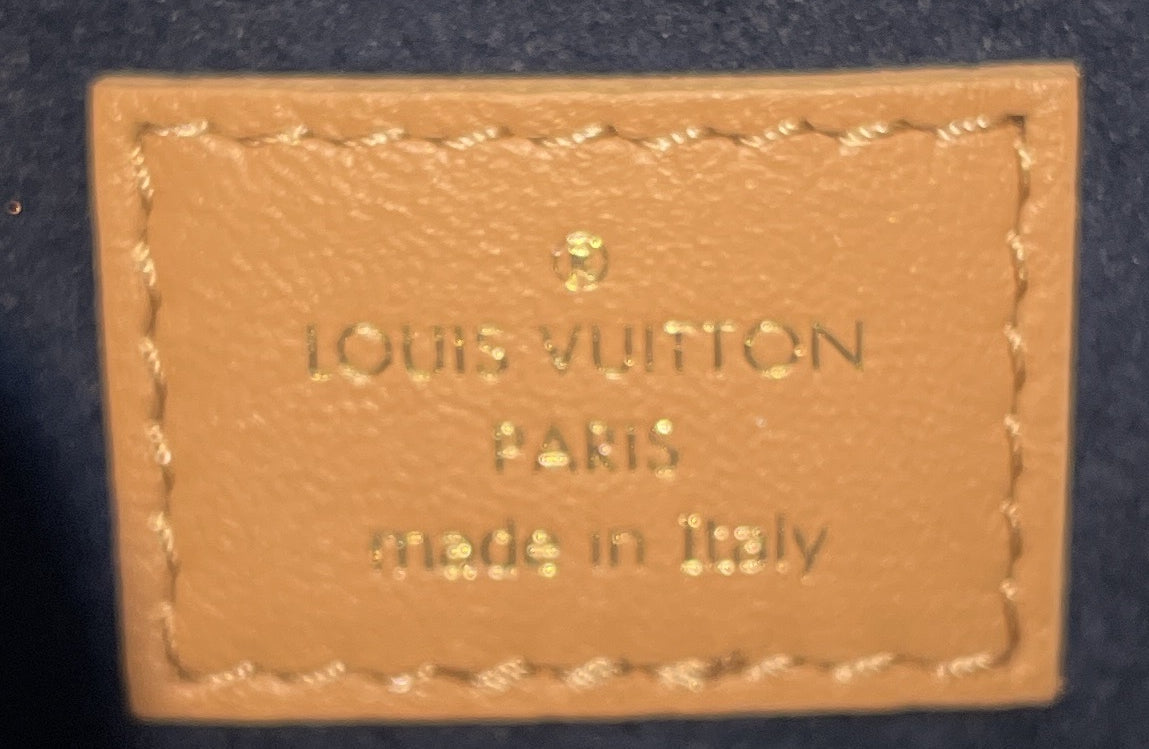 Coussin Bag Monogram Embossed Lambskin PM