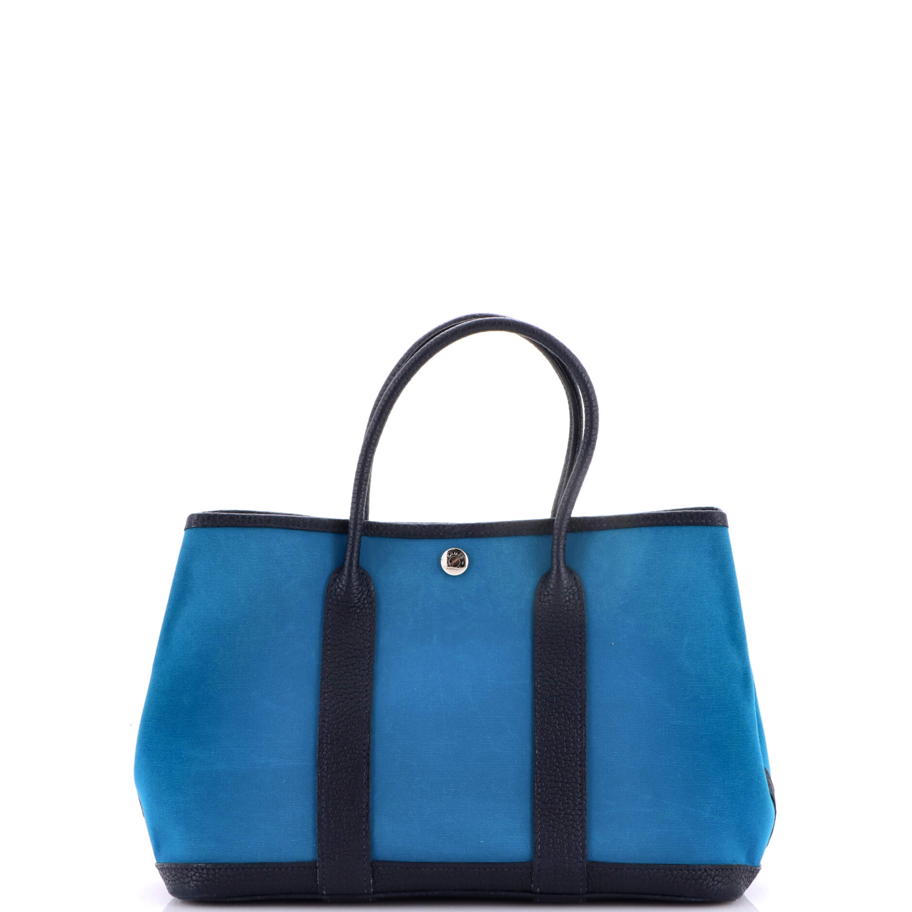 Garden Party Tote Toile and Leather 30