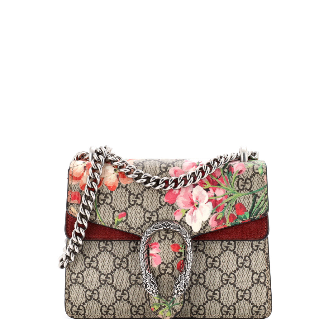 Dionysus Bag Blooms Print GG Coated Canvas Mini
