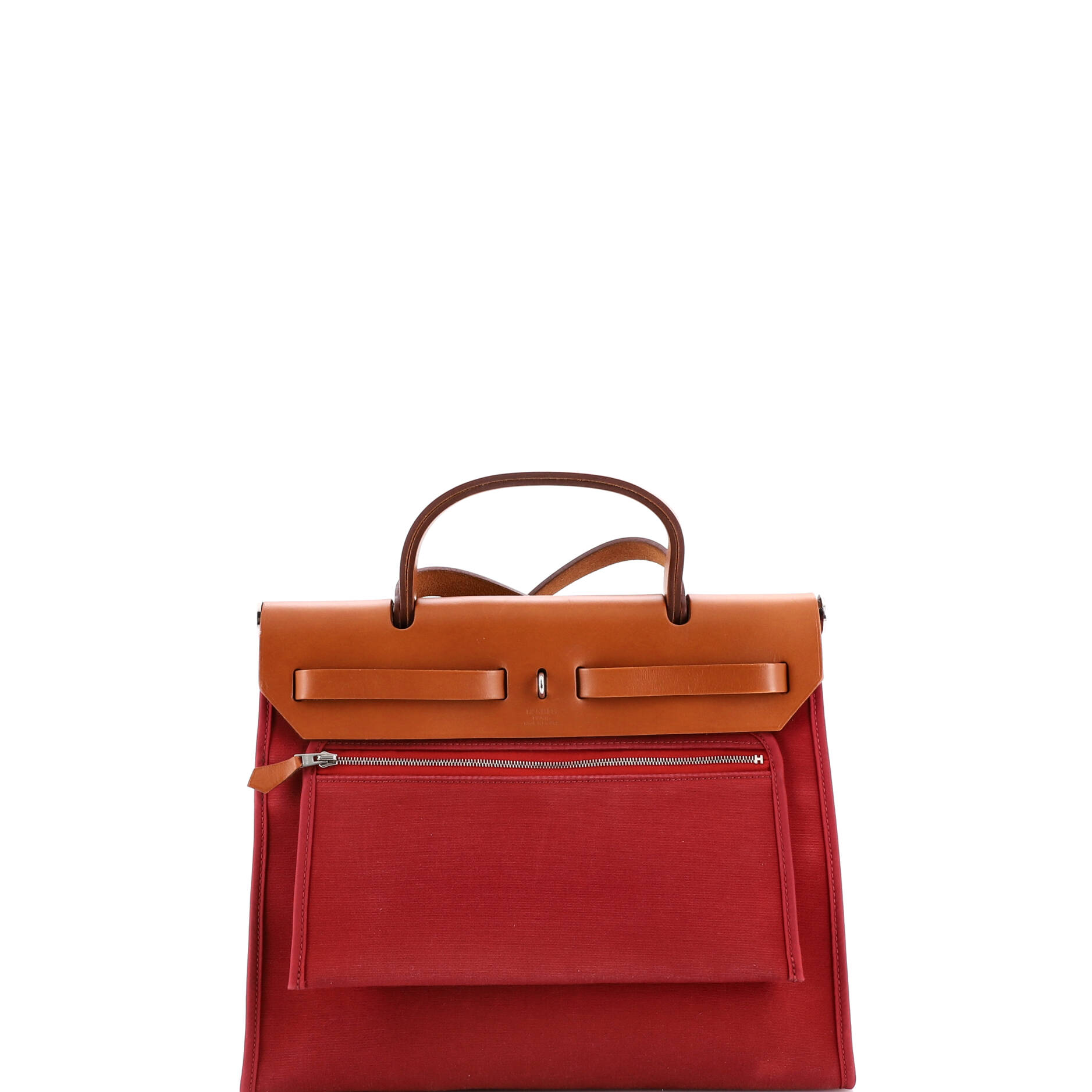 Herbag Zip Leather and Toile 31