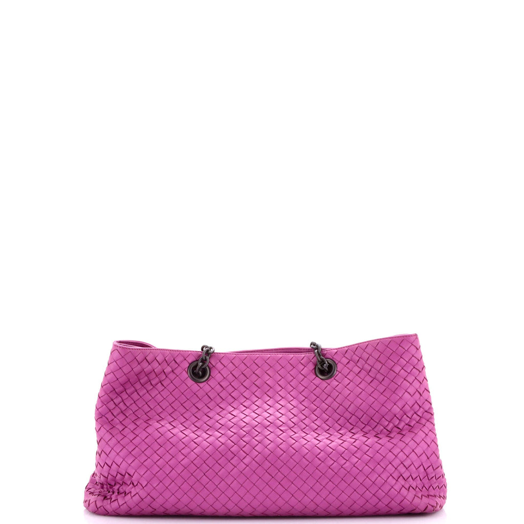 Double Chain Tote Intrecciato Nappa Large