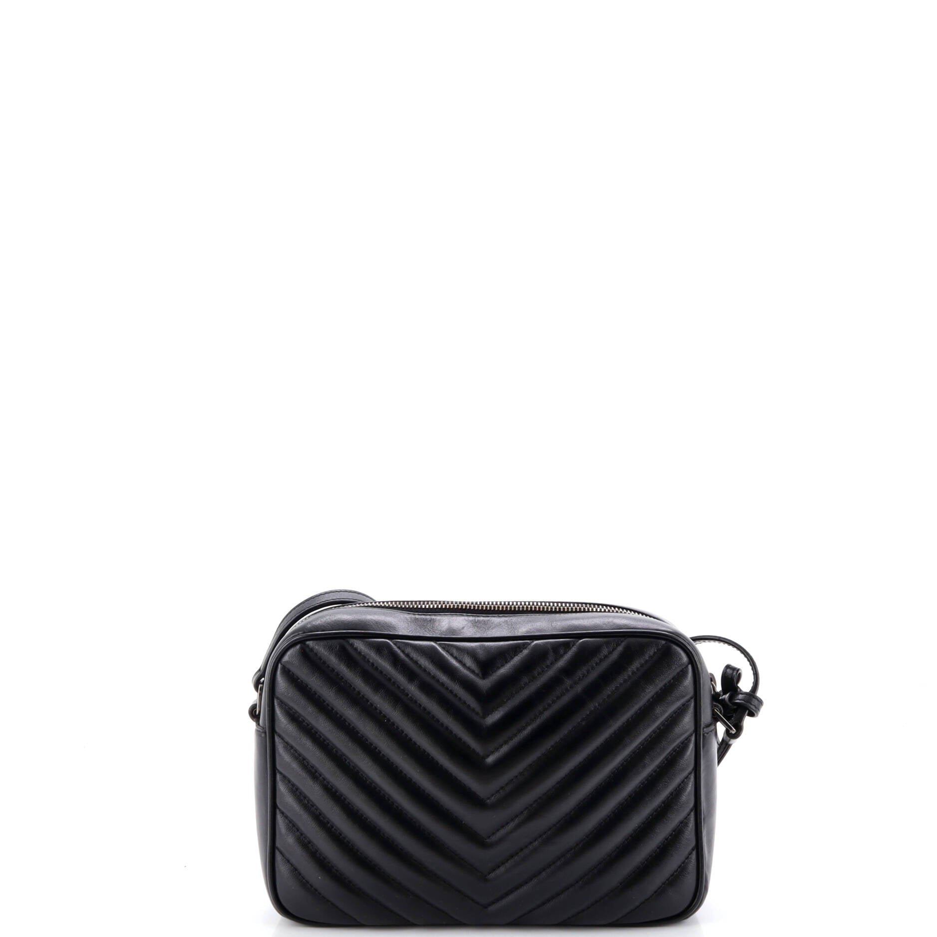 Lou Camera Bag Matelasse Chevron Leather Small