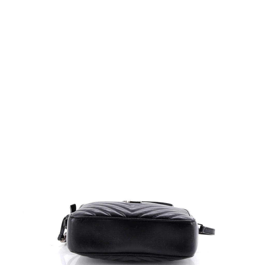 Lou Camera Bag Matelasse Chevron Leather Small