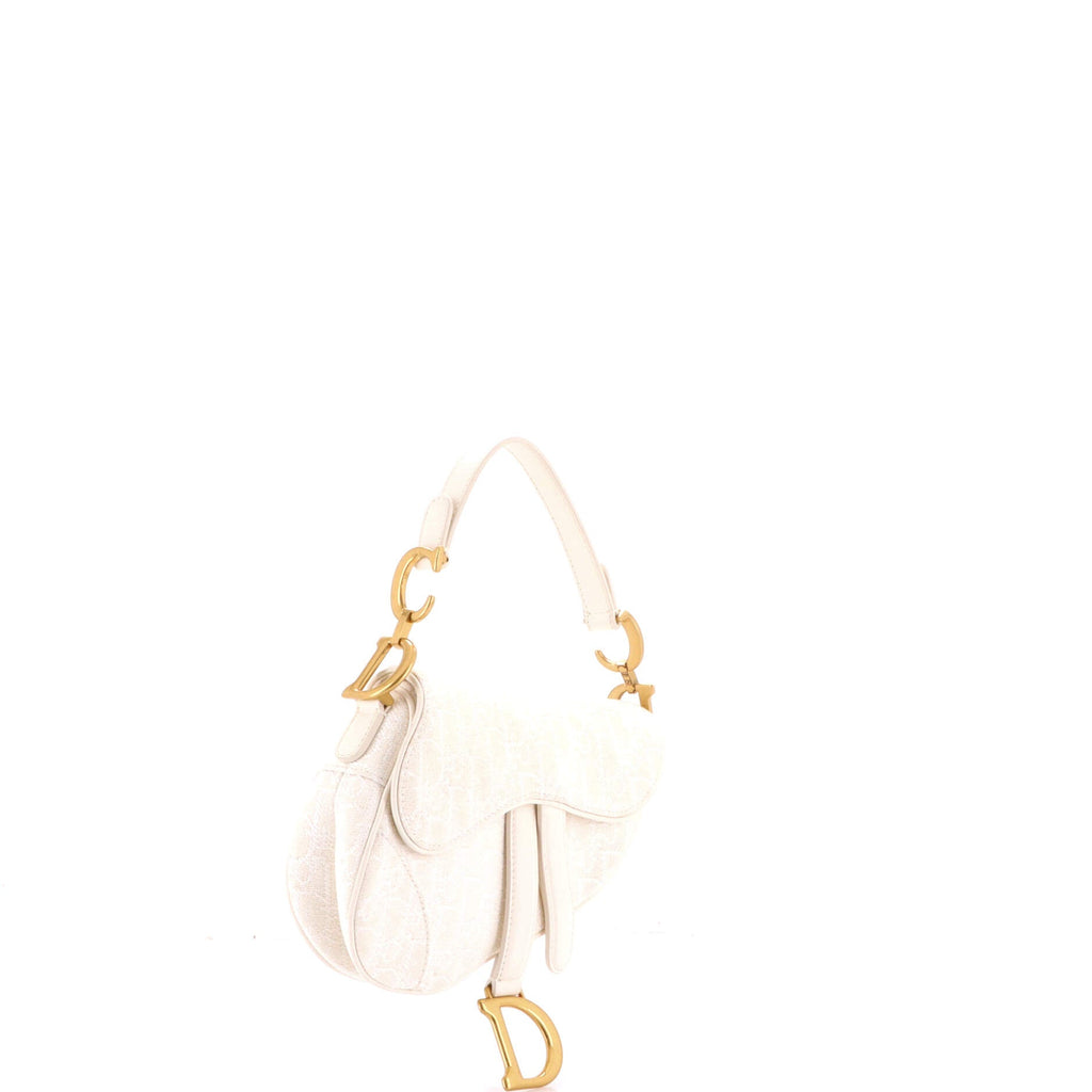 Saddle Handbag Oblique Canvas Mini