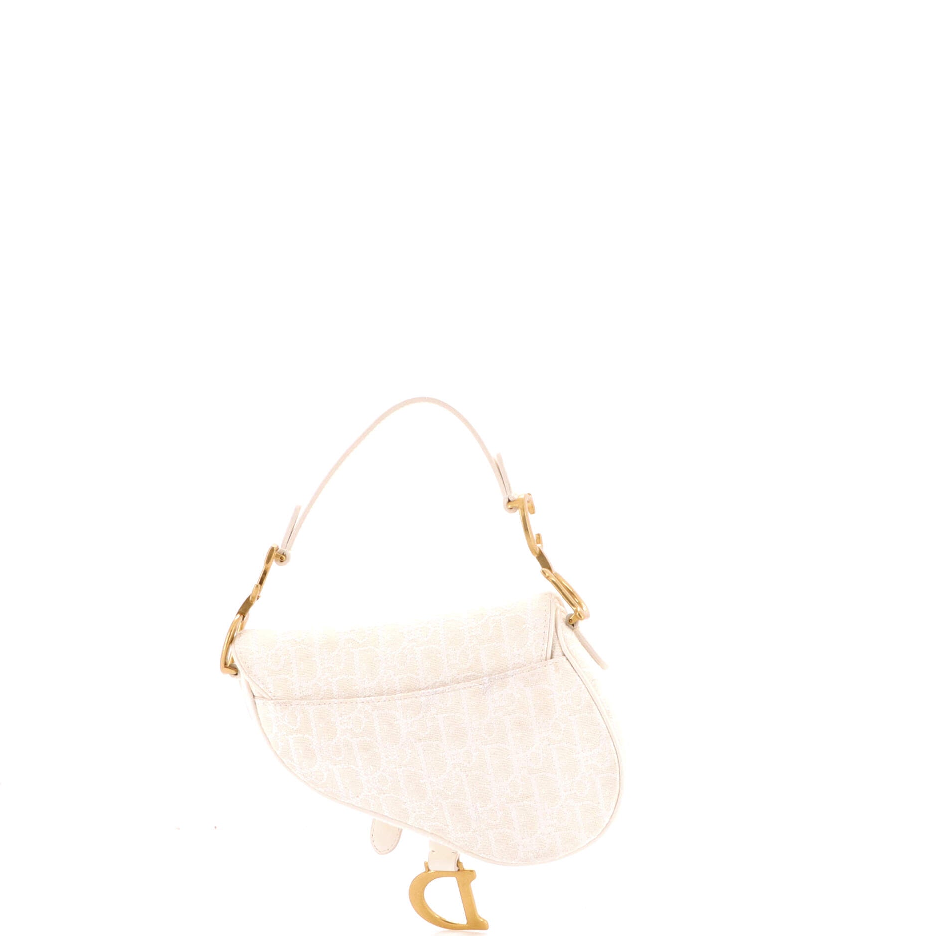 Saddle Handbag Oblique Canvas Mini