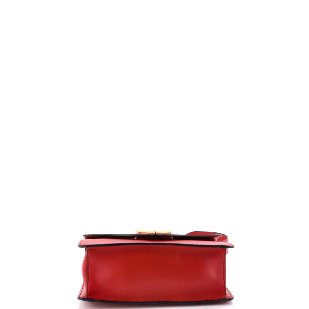 Envelope Flap Chain Shoulder bag Saffiano Leather Small