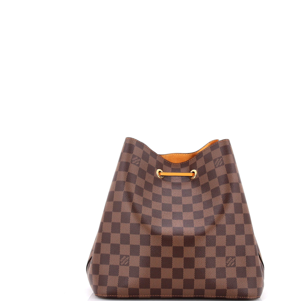 NeoNoe Handbag Damier with Leather MM