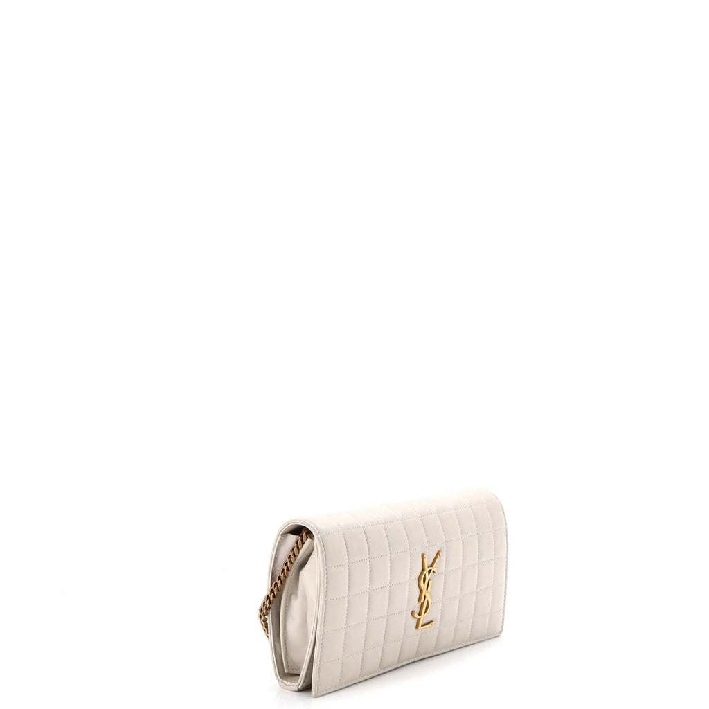 Cassandre Wallet on Chain Quilted Leather Medium