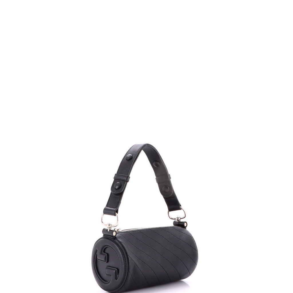 Blondie Shoulder Bag Diagonal Quilted Leather Mini