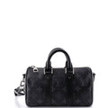 Keepall Bandouliere Bag Reverse Monogram Eclipse Canvas XS