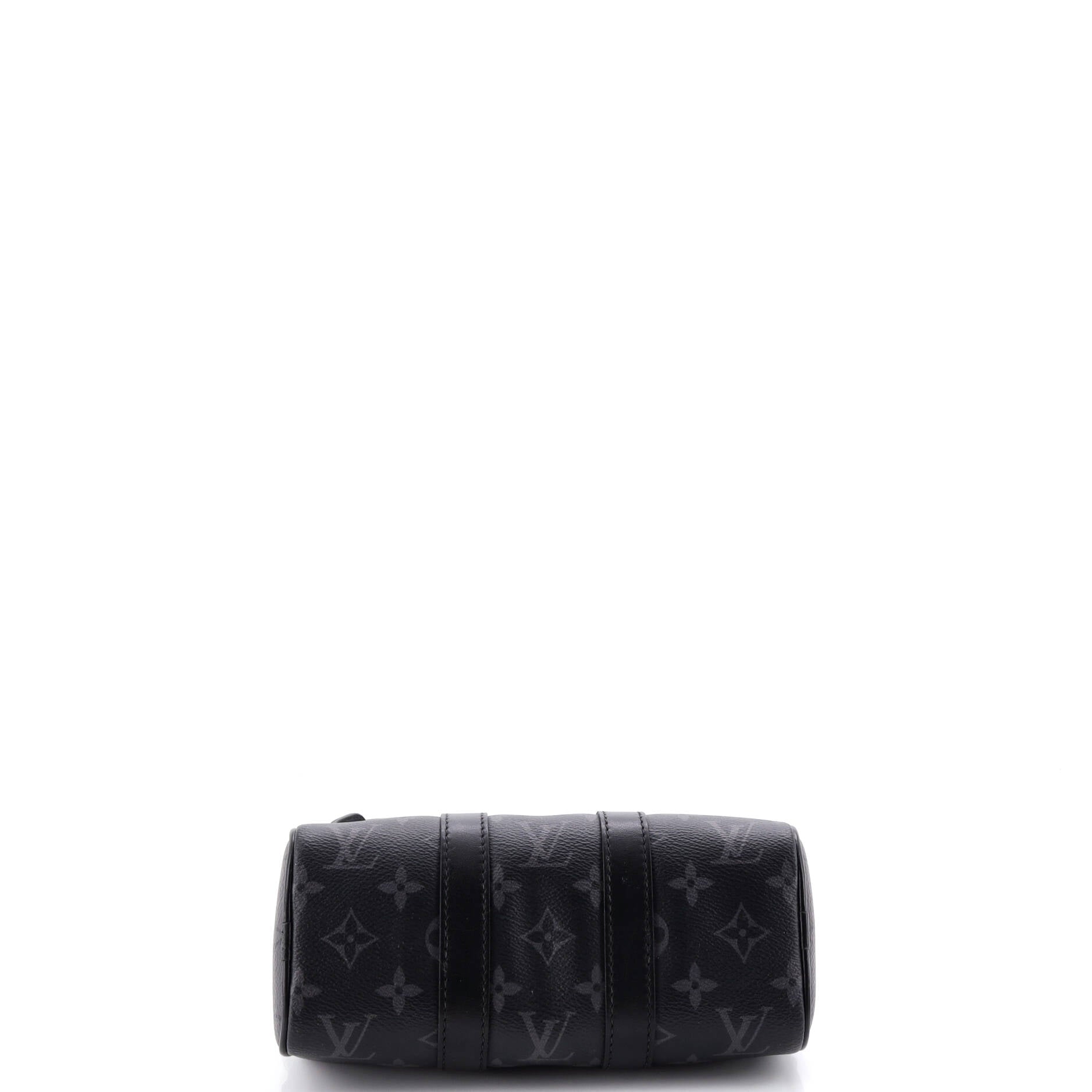 Keepall Bandouliere Bag Reverse Monogram Eclipse Canvas XS