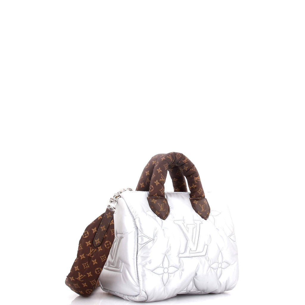 Speedy Bandouliere Bag Monogram Quilted Econyl Nylon 25