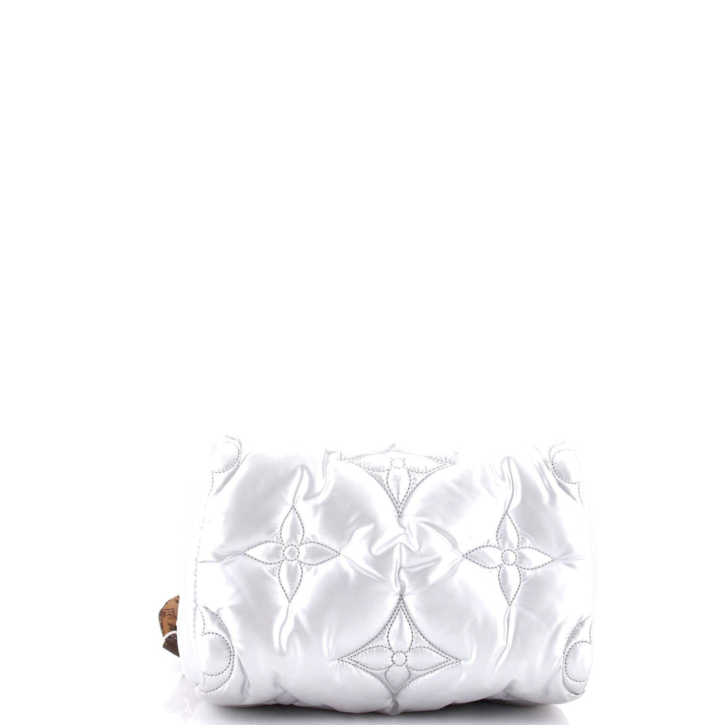 Speedy Bandouliere Bag Monogram Quilted Econyl Nylon 25
