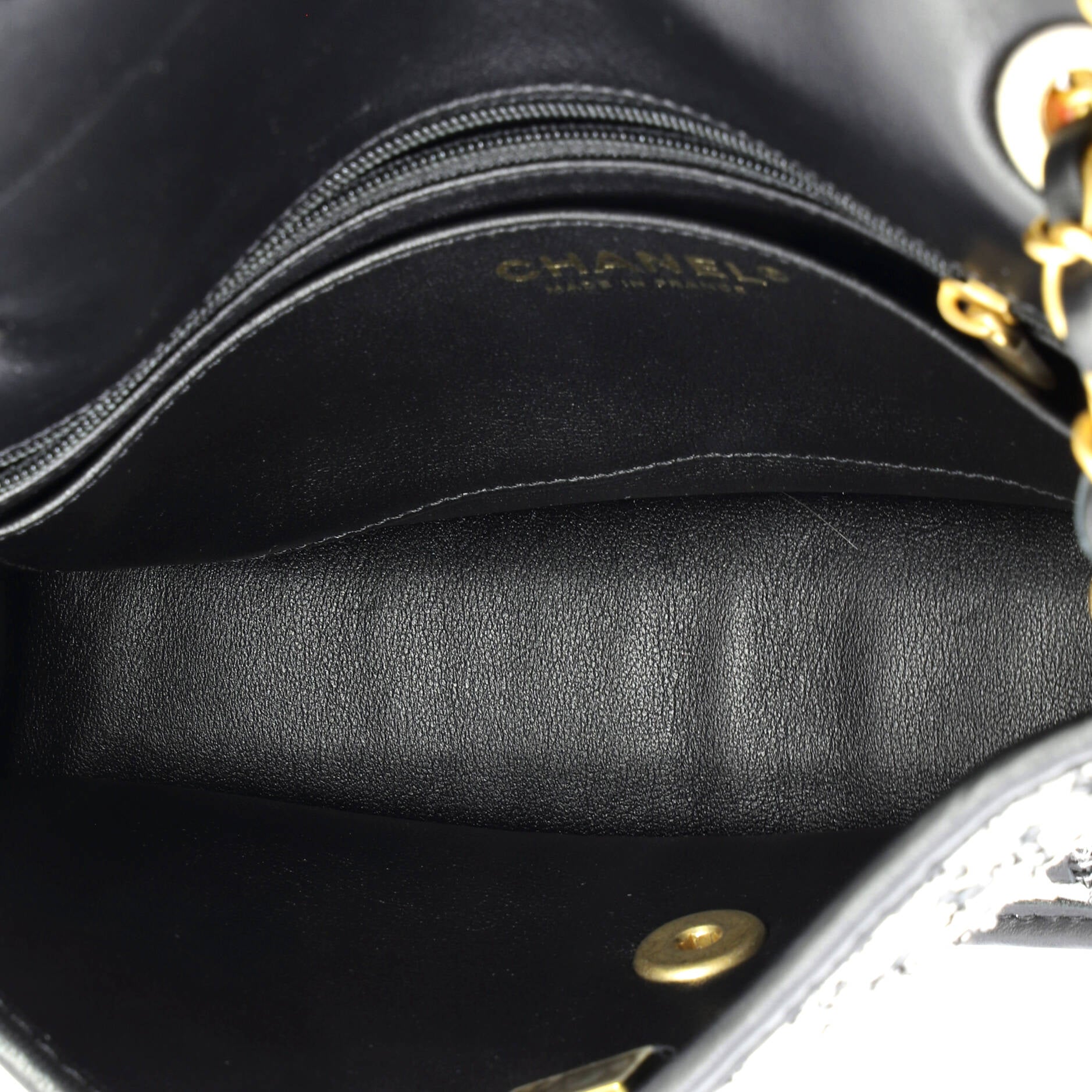 Classic Single Flap Bag Woven Lambskin and Viscose Small