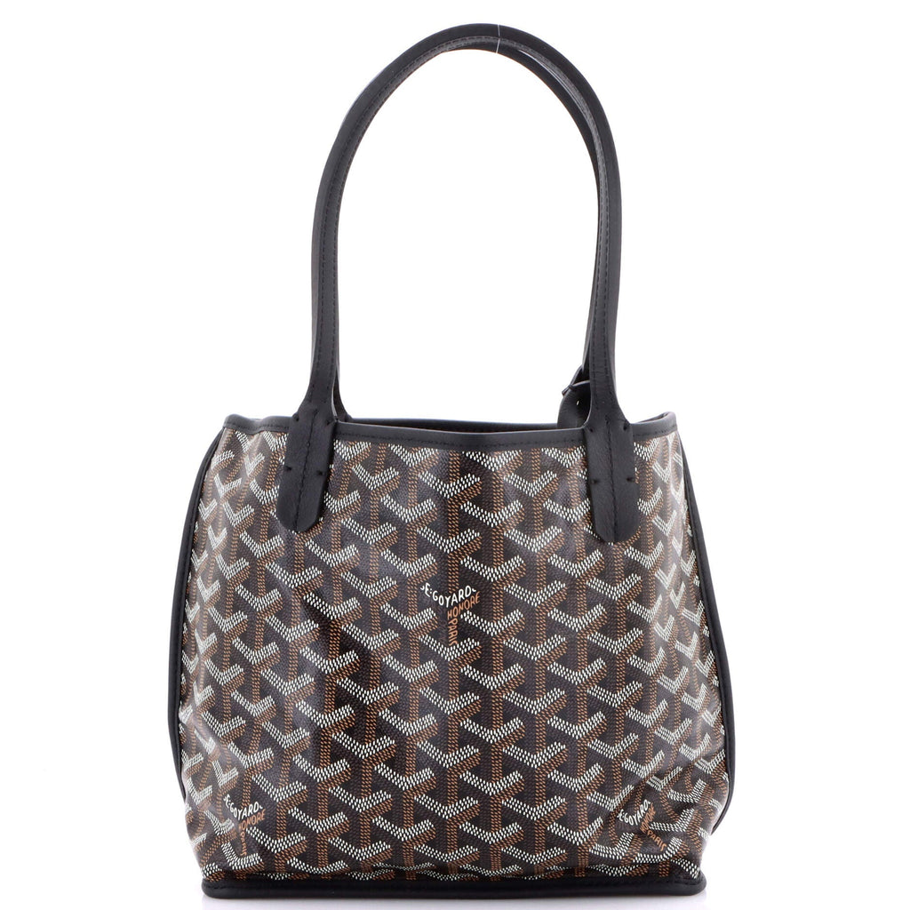 Anjou Reversible Tote Coated Canvas Mini