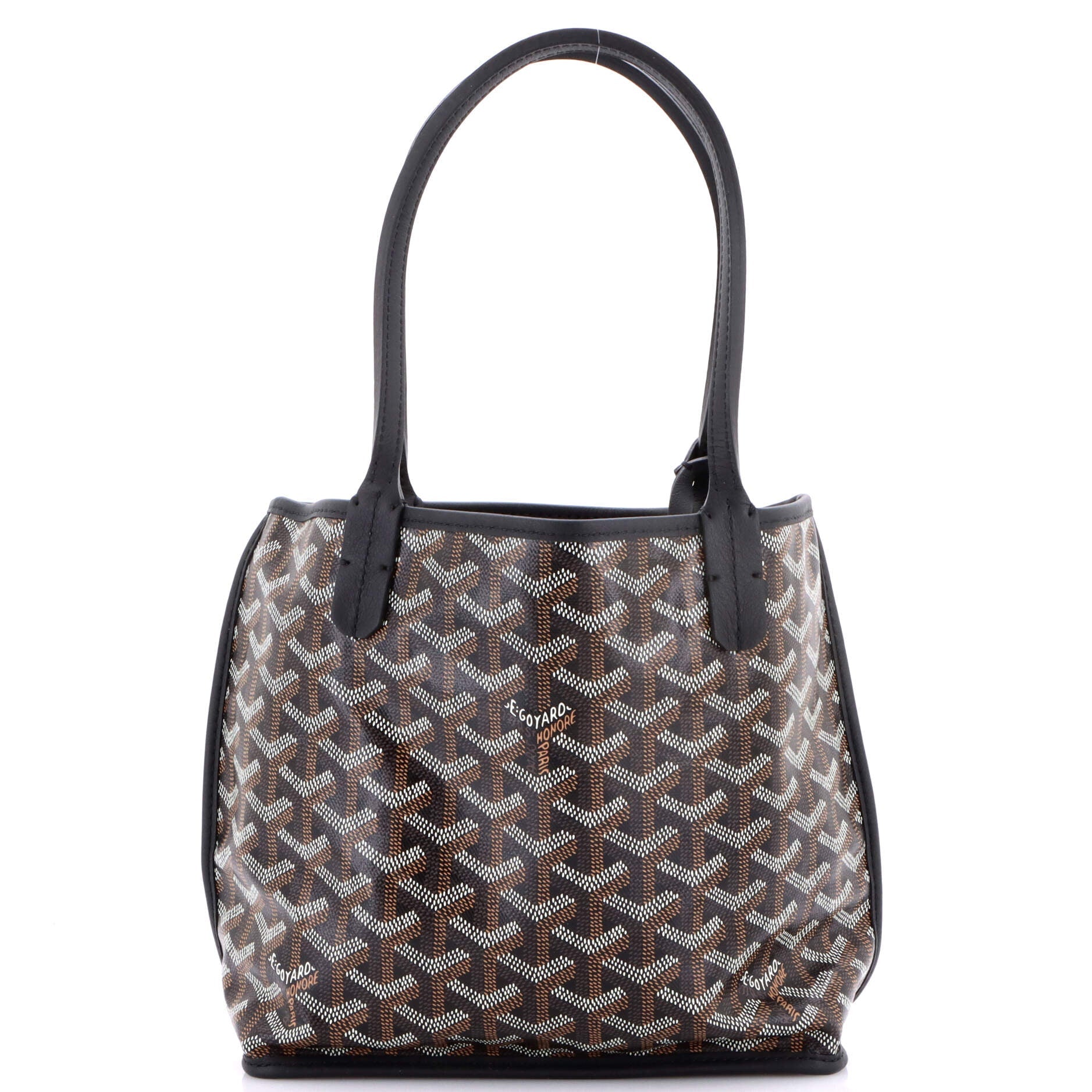 Anjou Reversible Tote Coated Canvas Mini