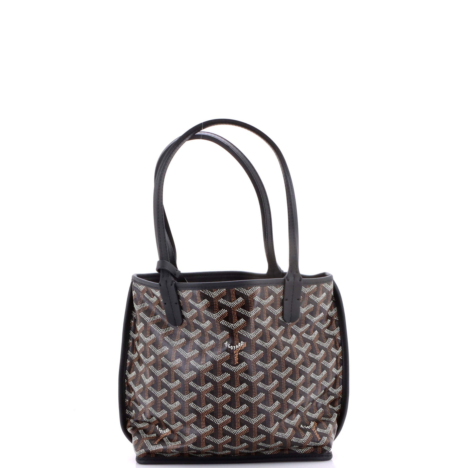 Anjou Reversible Tote Coated Canvas Mini