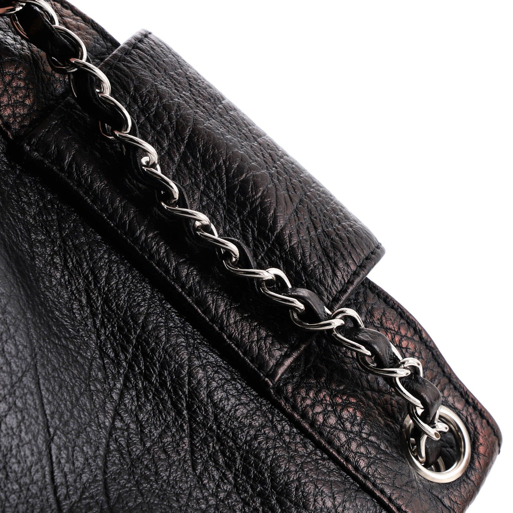 Mademoiselle Lock Accordion Shoulder Bag Leather Small