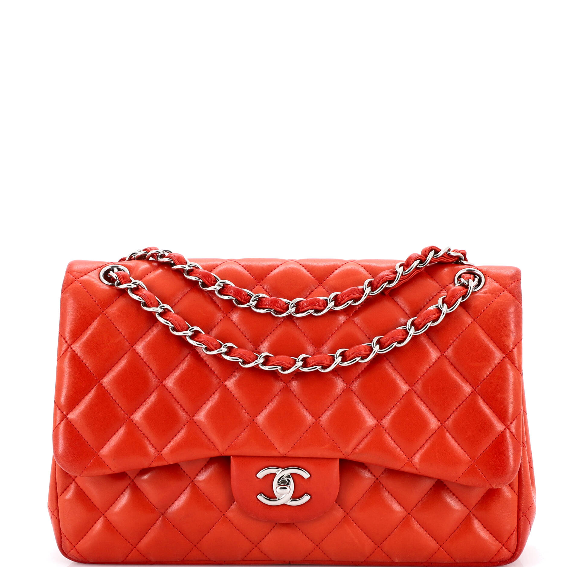 Classic Double Flap Bag Quilted Lambskin Jumbo