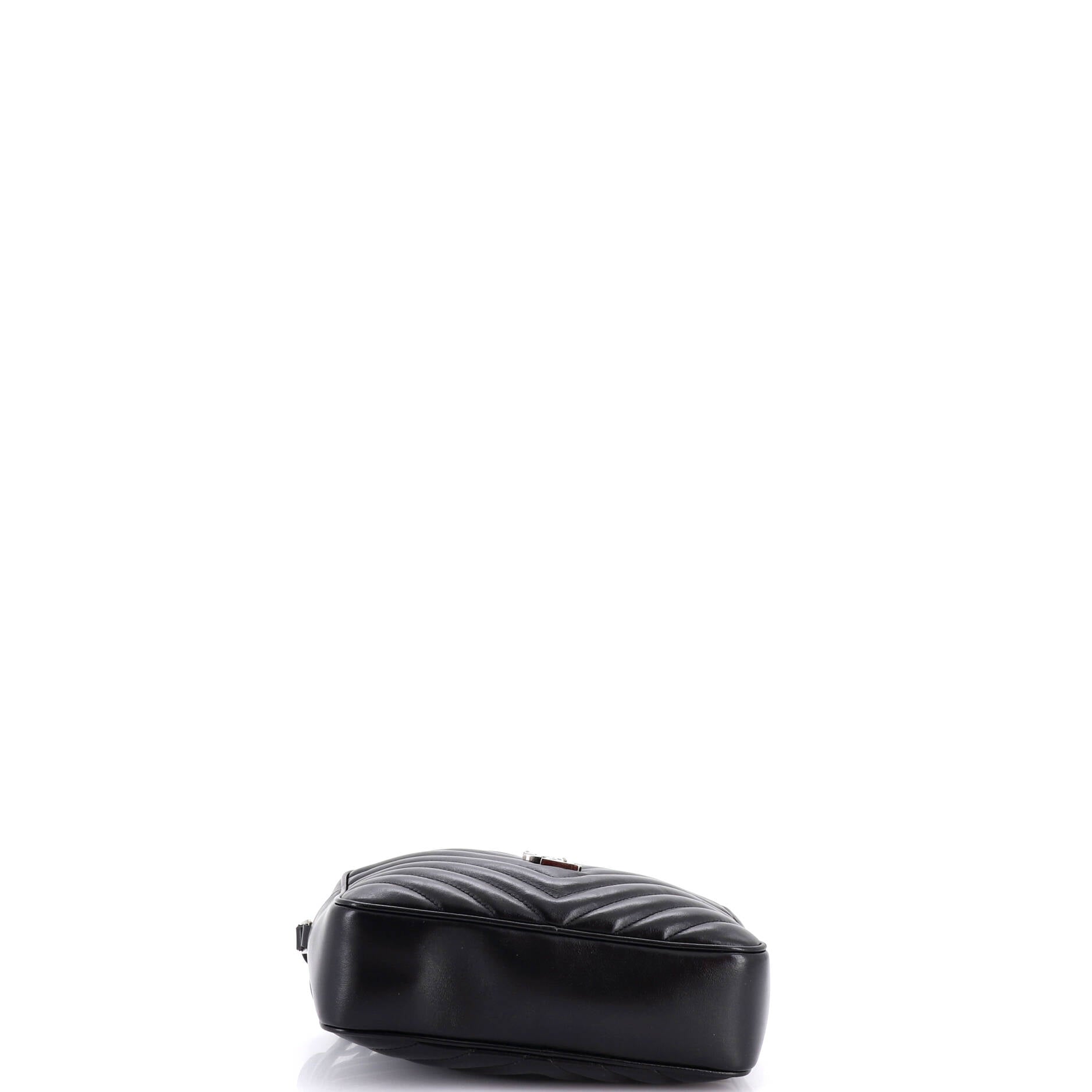 Lou Camera Bag Matelasse Chevron Leather Small