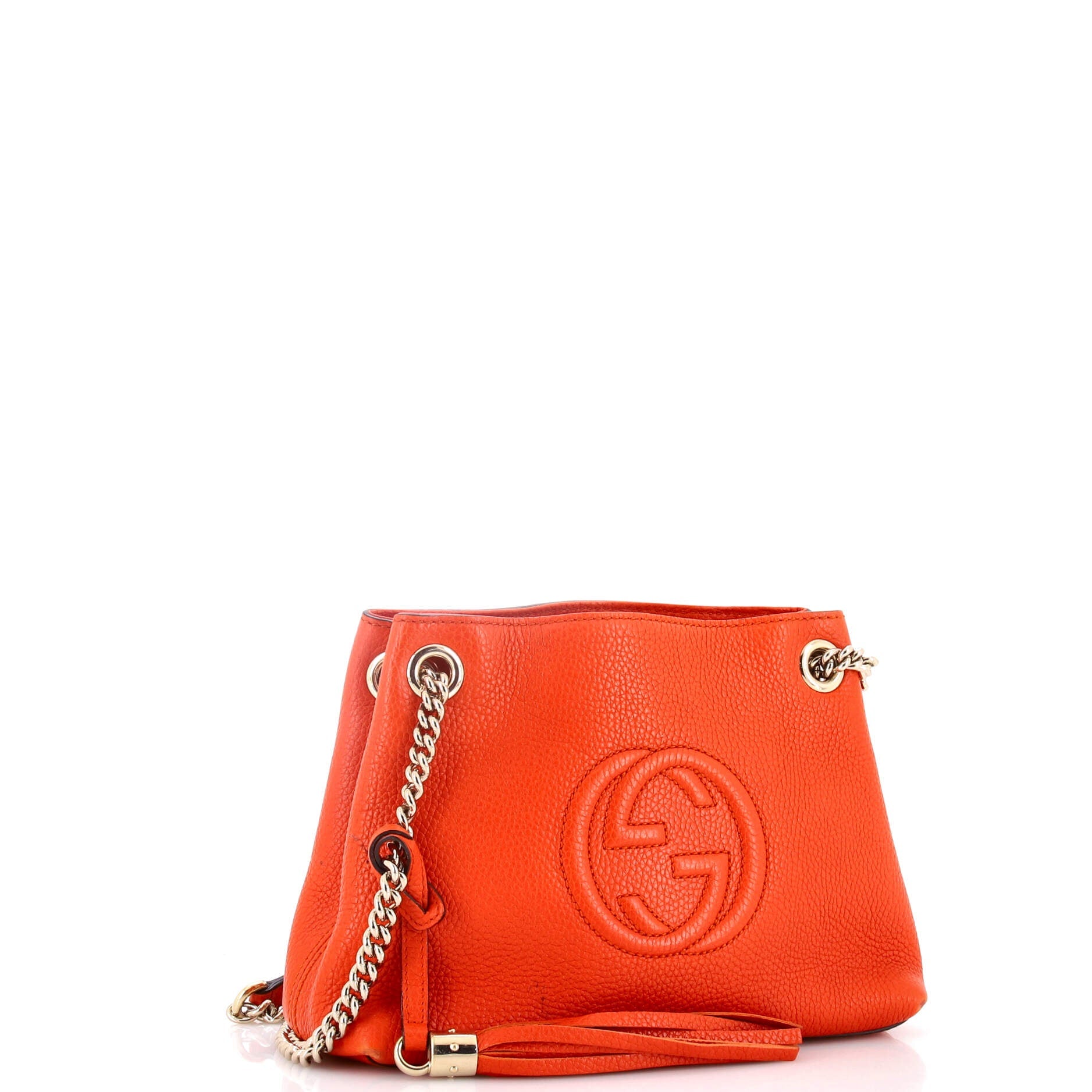 Soho Chain Strap Shoulder Bag Leather Mini