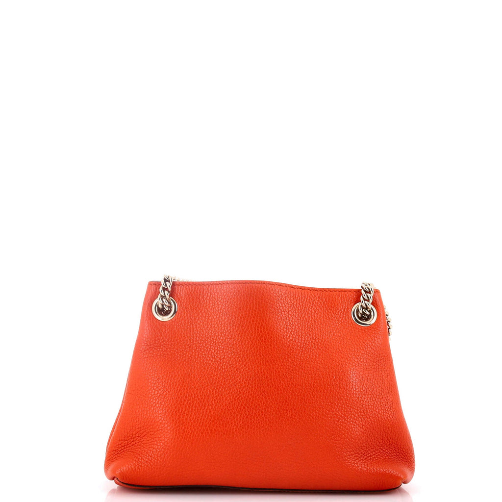 Soho Chain Strap Shoulder Bag Leather Mini