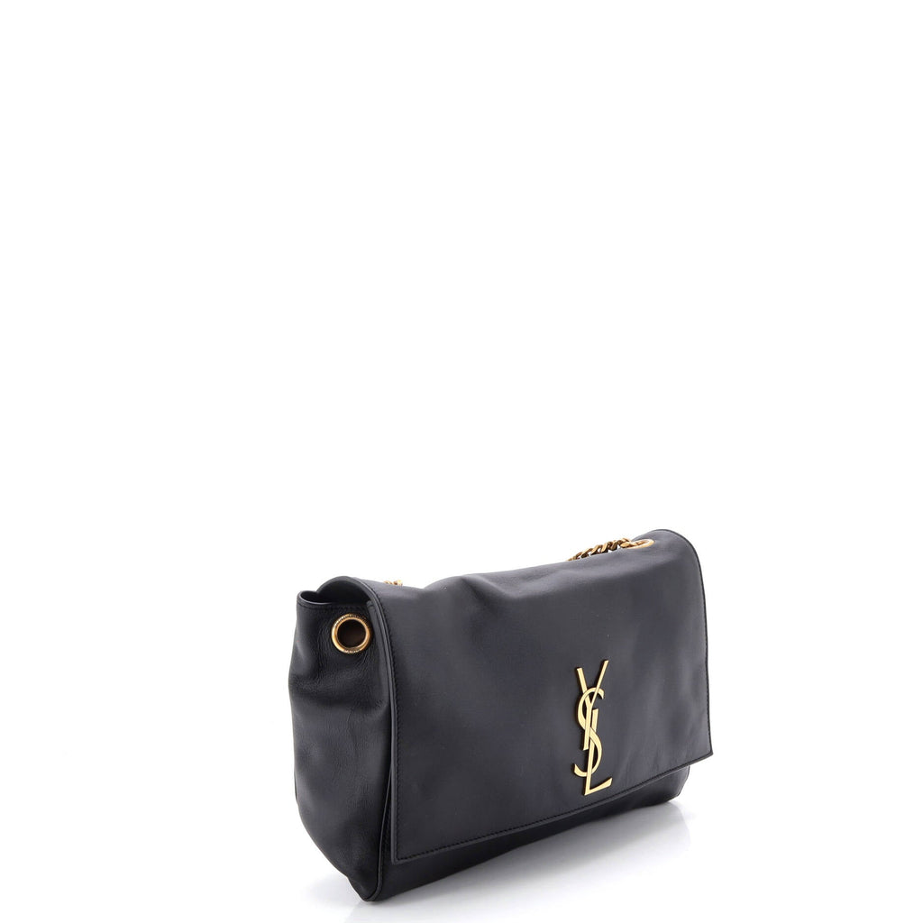 Classic Monogram Reversible Shoulder Bag Suede and Leather Medium