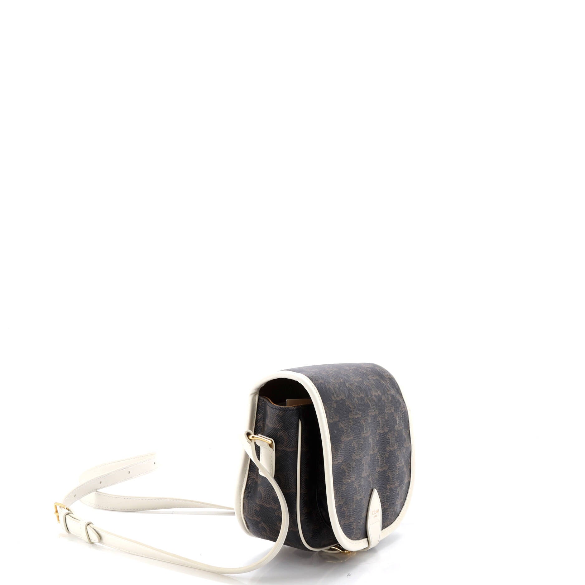 Folco Bag Triomphe Coated Canvas Medium