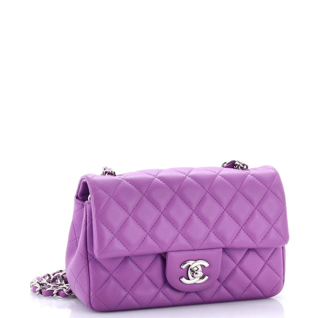 Classic Single Flap Bag Quilted Lambskin Mini