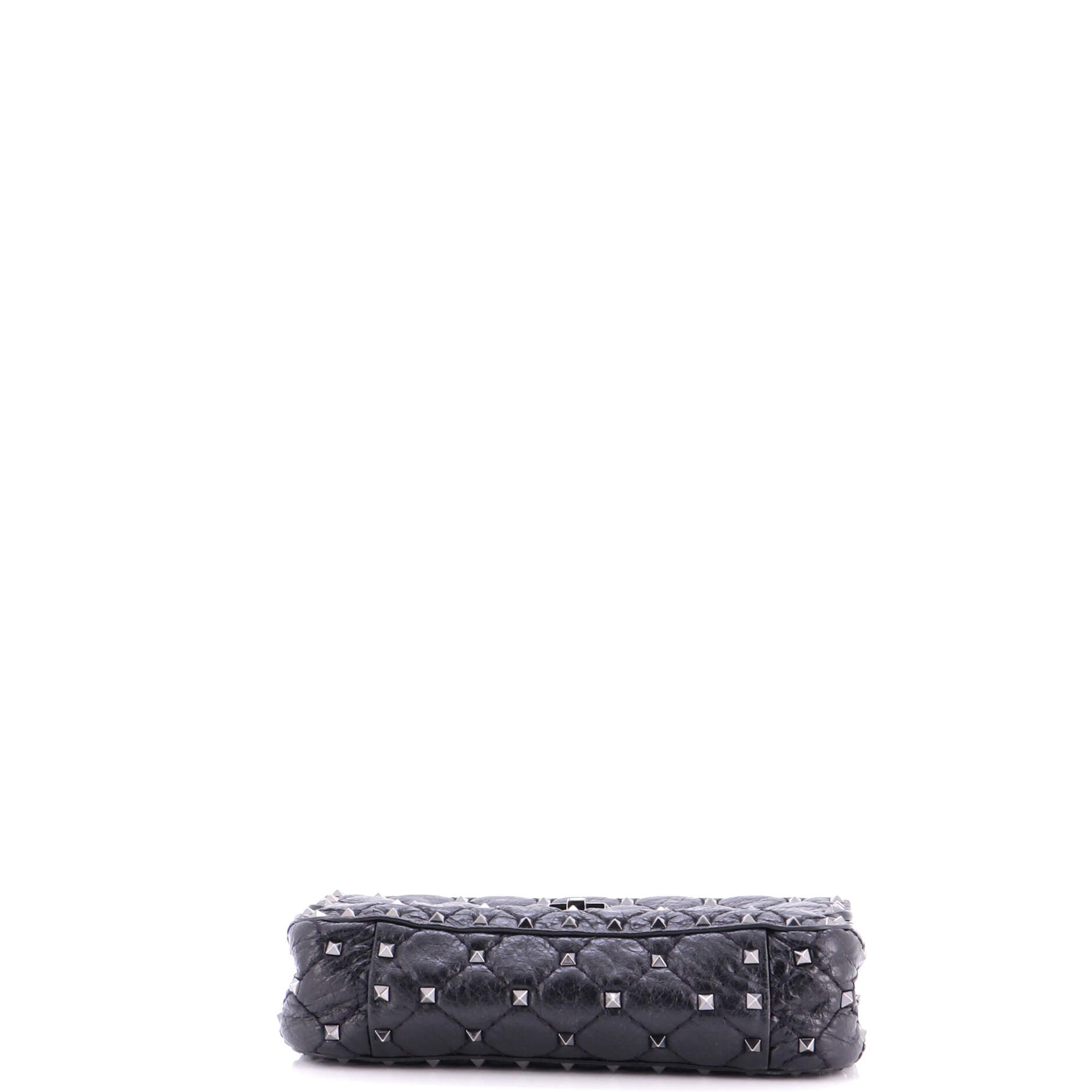 Rockstud Spike Flap Bag Quilted Leather Small