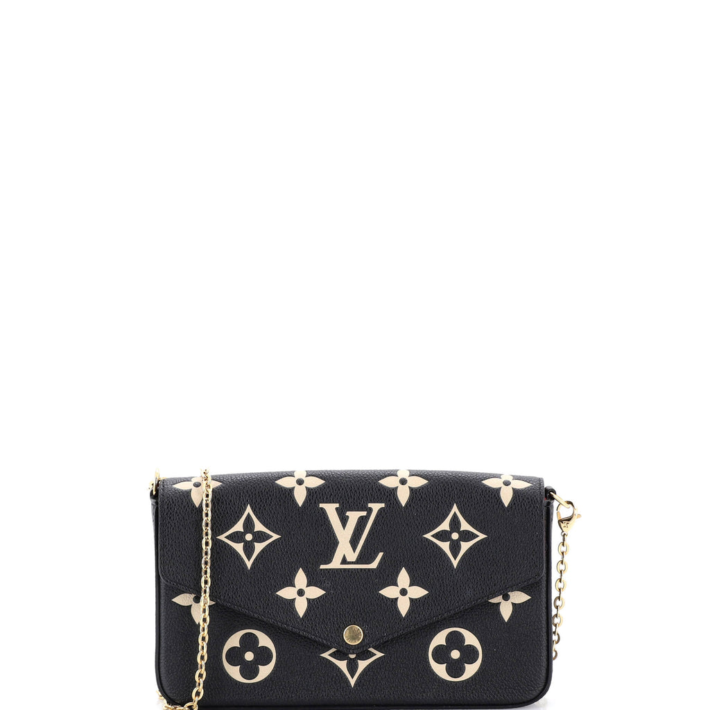 Felicie Pochette Bicolor Monogram Empreinte Giant