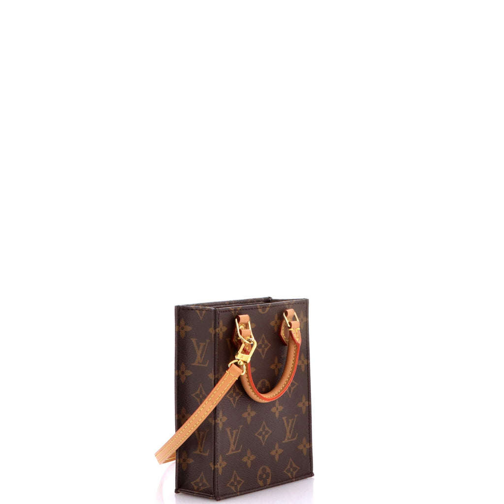 Petit Sac Plat Bag Monogram Canvas