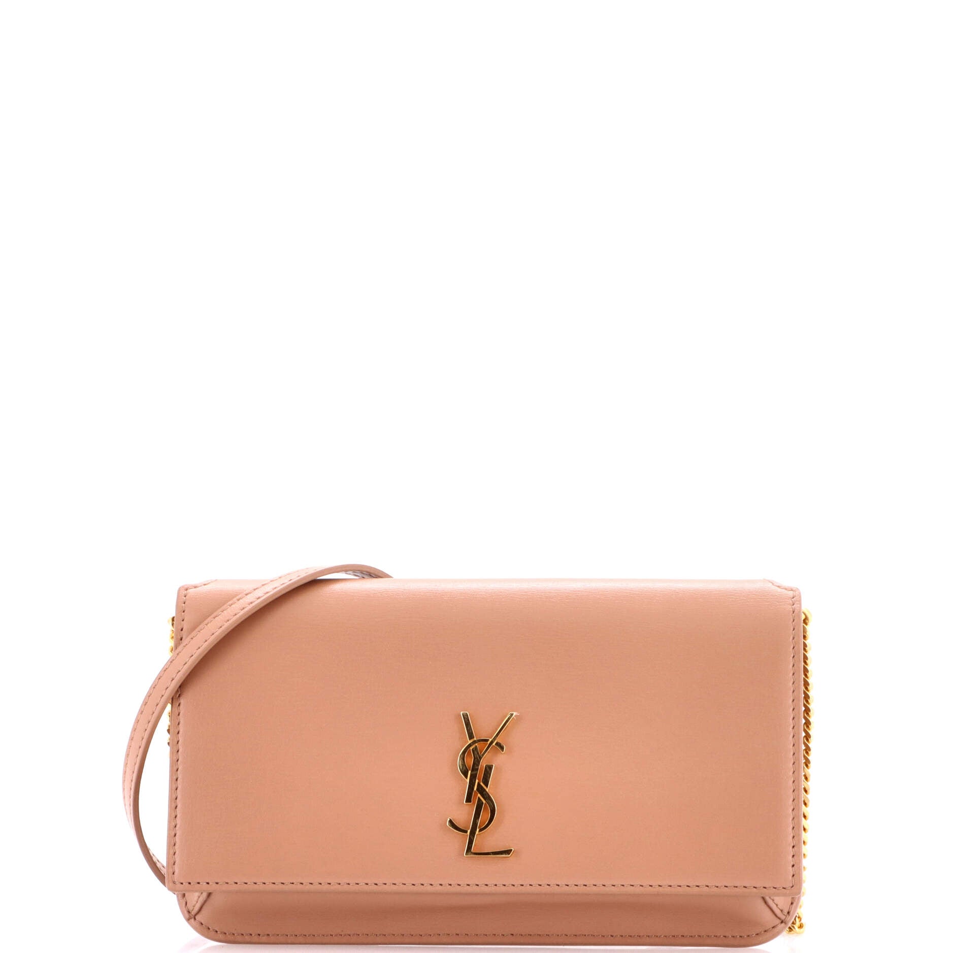 Classic Monogram Phone Holder Shoulder Bag Leather