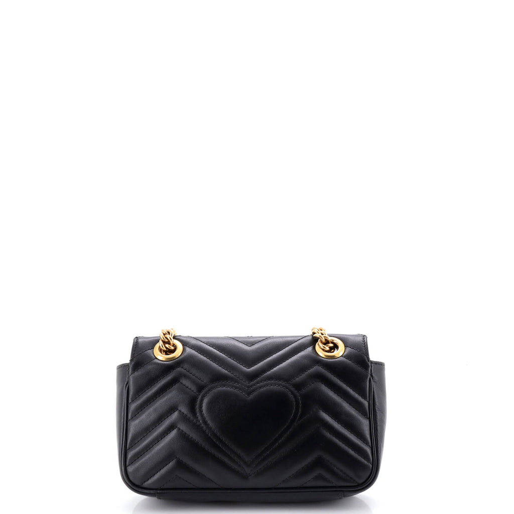 GG Marmont Flap Bag Matelasse Leather Mini