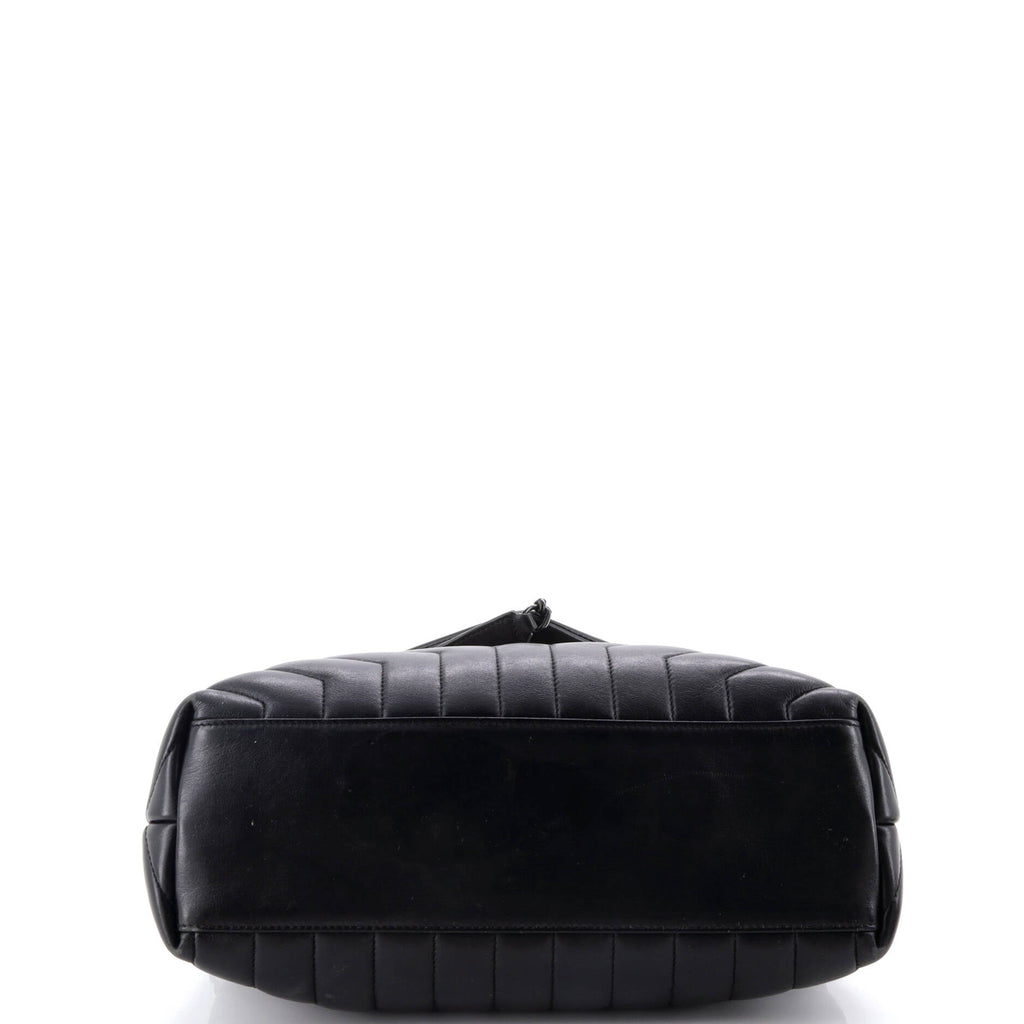 Loulou Shoulder Bag Matelasse Chevron Leather Medium