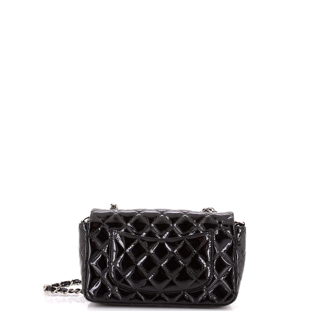 Classic Single Flap Bag Quilted Patent Mini
