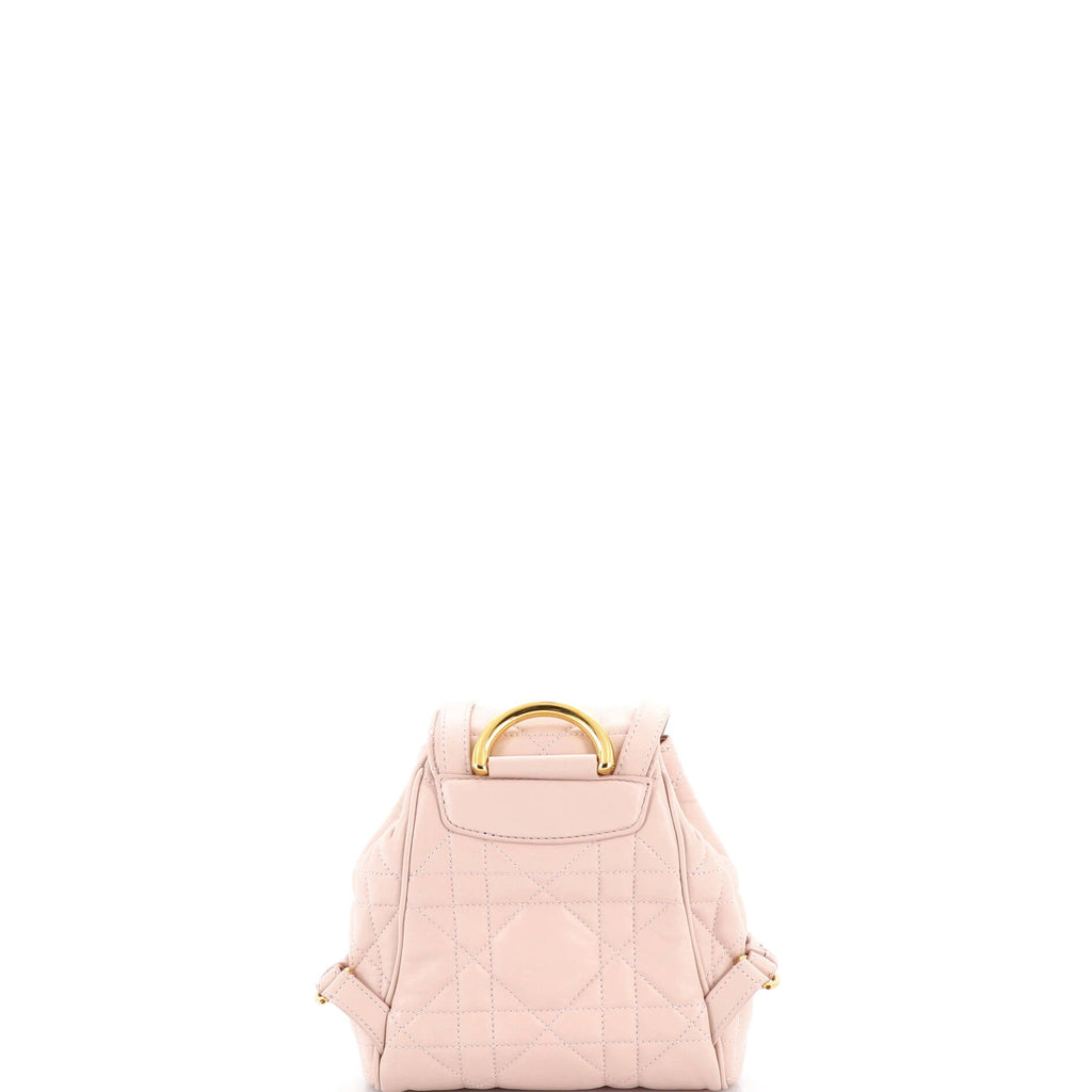 Caro Backpack Macrocannage Quilt Lambskin Small