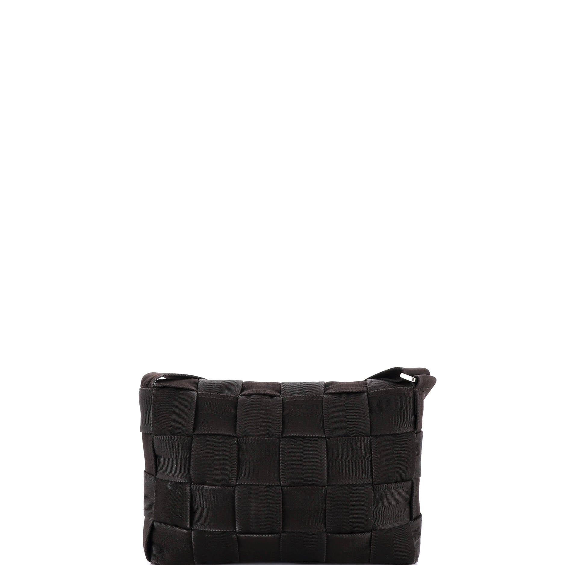 Cassette Crossbody Bag Maxi Intrecciato Webbed Canvas Large
