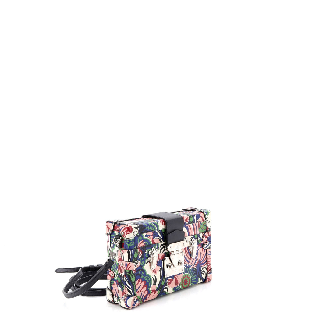 Petite Malle Handbag Printed Leather