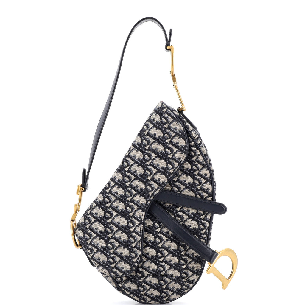 Saddle Handbag Oblique Canvas Medium