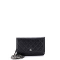 Wallet on Chain Quilted Lambskin